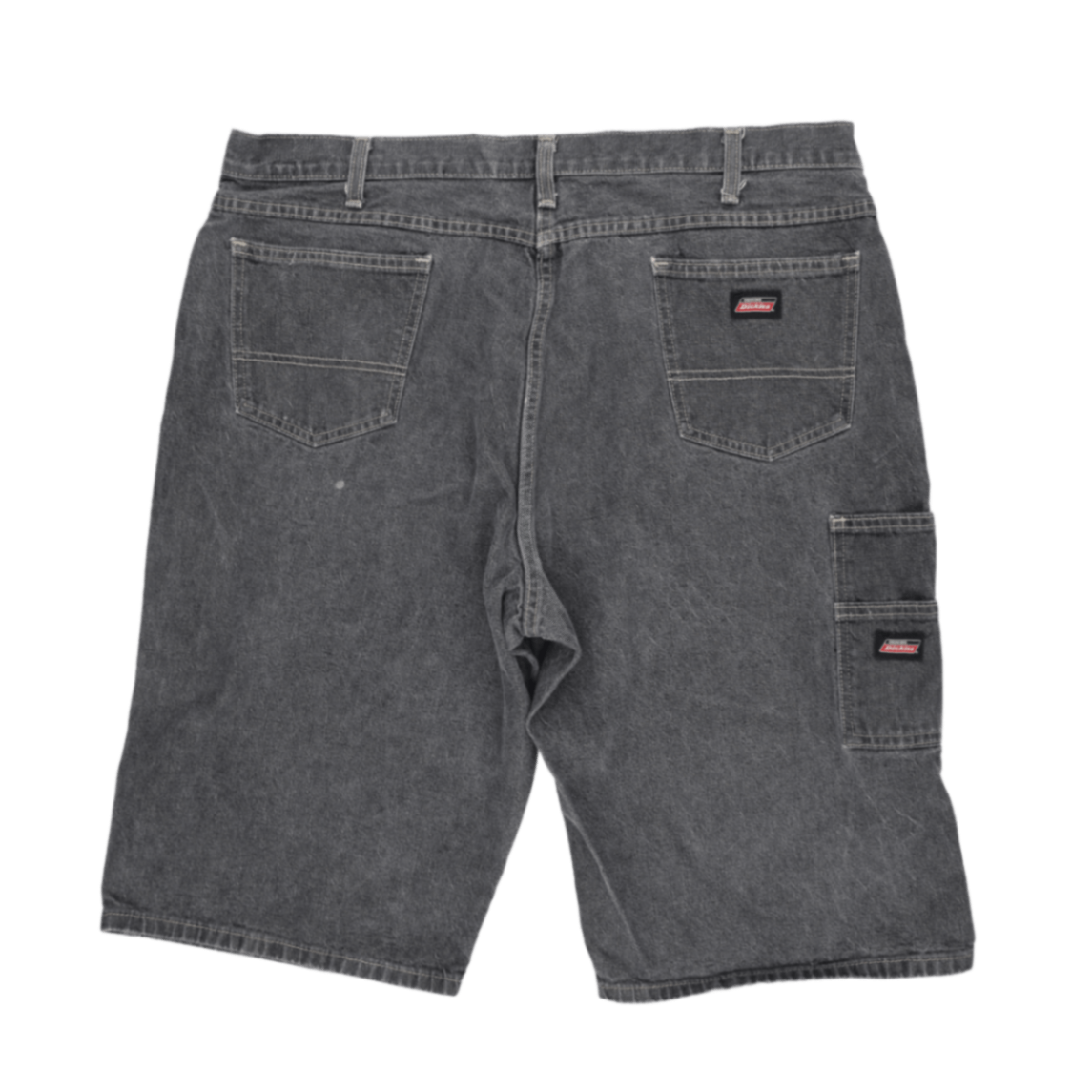 Dickies Vintage Black Carpenter Denim Shorts W38 100 Cotton Mens