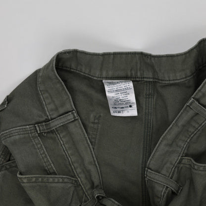 Carhartt Olive Green Work Shorts 36 Inch Waist 100 Percent Cotton Mens