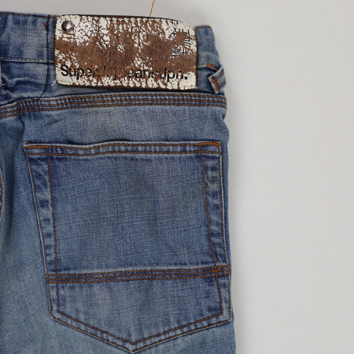 Superdry Blue Regular Fit Jeans 34x34 100 Percent Cotton Mens