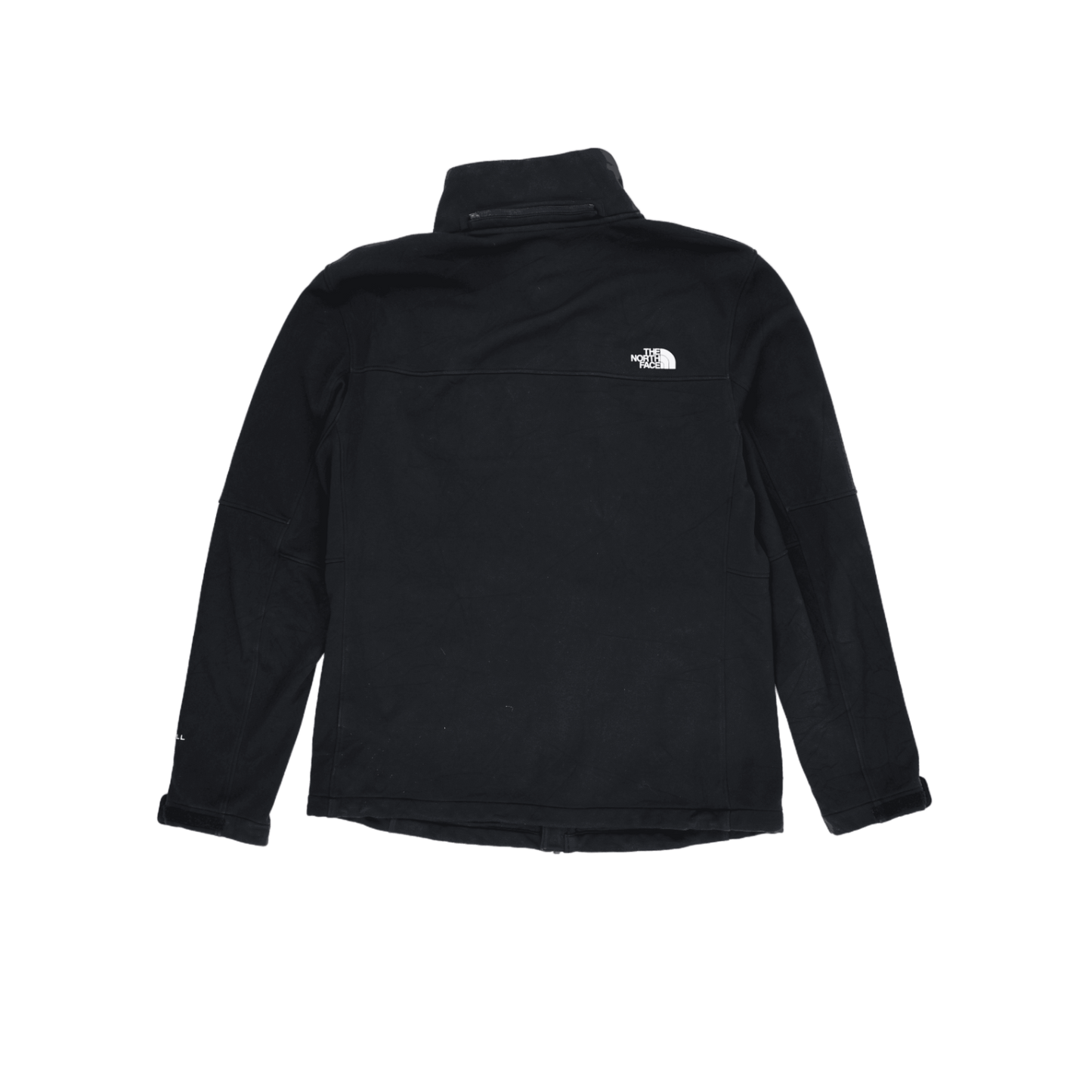 The North Face Black Softshell Jacket Men's Medium Polyester Blend High Neck