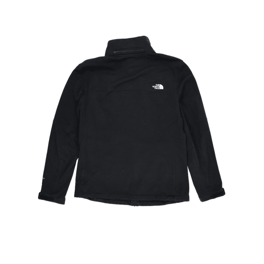 The North Face Black Softshell Jacket Men's Medium Polyester Blend High Neck