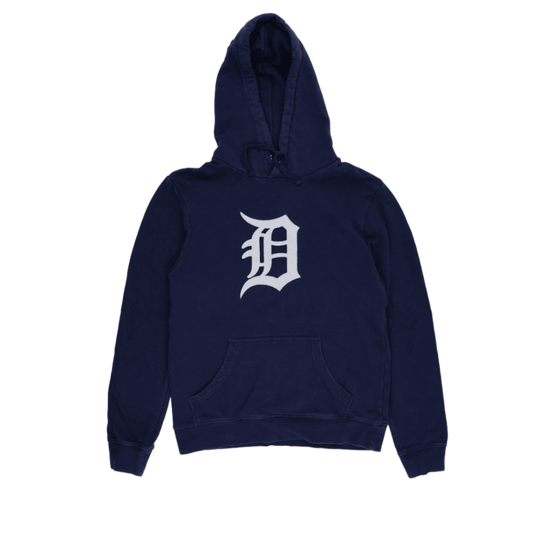 Genuine Merchandise Detroit Tigers Navy Blue Pullover Hoodie Men's Size M Cotton Blend