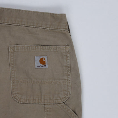 Carhartt Brown Utility Shorts 30W 100 Percent Cotton Men's Size 30