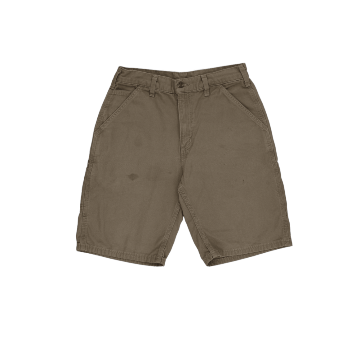 Carhartt Brown Utility Shorts 30W 100 Percent Cotton Men's Size 30