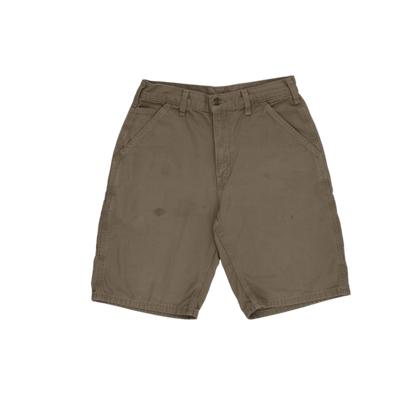 Carhartt Brown Utility Shorts 30W 100 Percent Cotton Men's Size 30