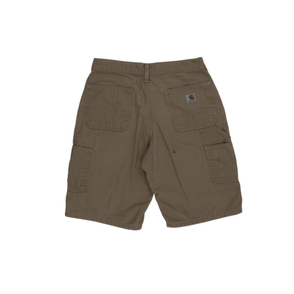 Carhartt Brown Utility Shorts 30W 100 Percent Cotton Men's Size 30