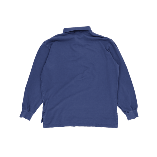 Ralph Lauren Blue Long Sleeve Polo Shirt XL Cotton