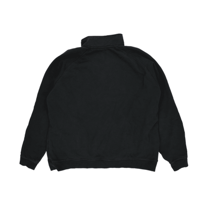 Carhartt Black XL Half Zip Sweatshirt Cotton High Collar Mens Clothing