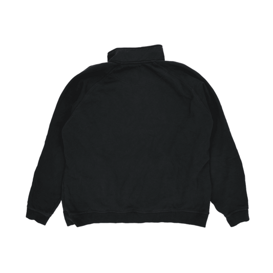 Carhartt Black XL Half Zip Sweatshirt Cotton High Collar Mens Clothing