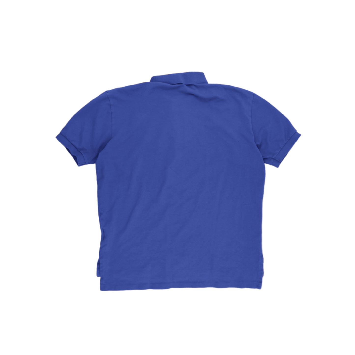 Ralph Lauren Blue Short Sleeve Polo Shirt for Men Size L Cotton