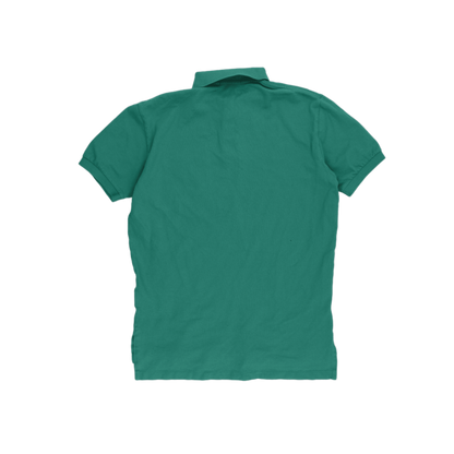 Ralph Lauren Green Cotton Polo Shirt Men Size Medium Casual