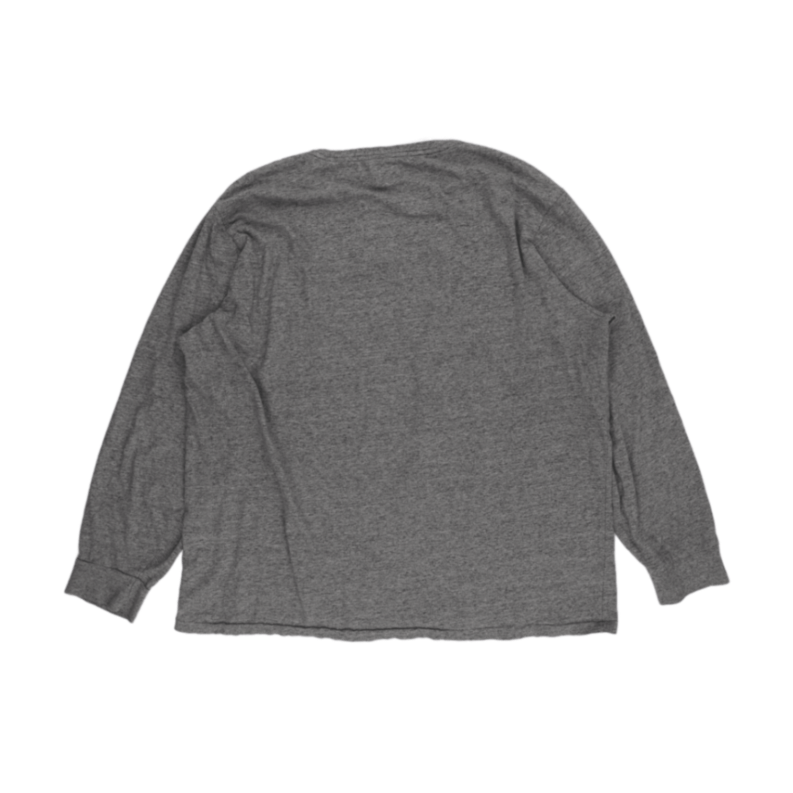 Ralph Lauren Grey Long Sleeve Cotton Knit T-Shirt Size Large