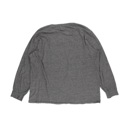 Ralph Lauren Grey Long Sleeve Cotton Knit T-Shirt Size Large
