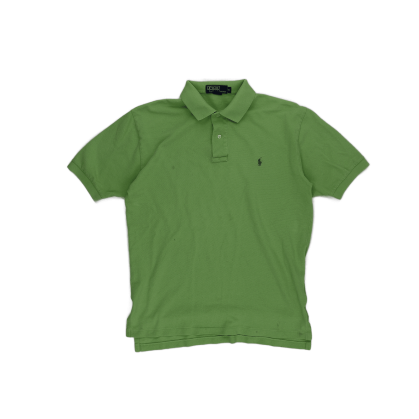 Ralph Lauren Classic Fit Polo Shirt Green Medium Cotton