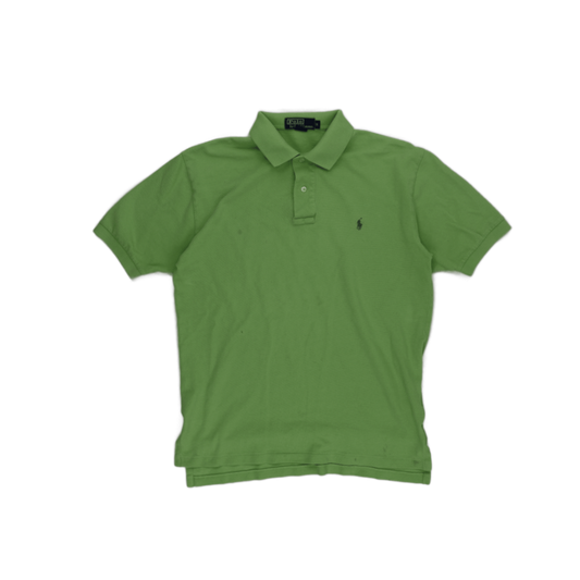 Ralph Lauren Classic Fit Polo Shirt Green Medium Cotton