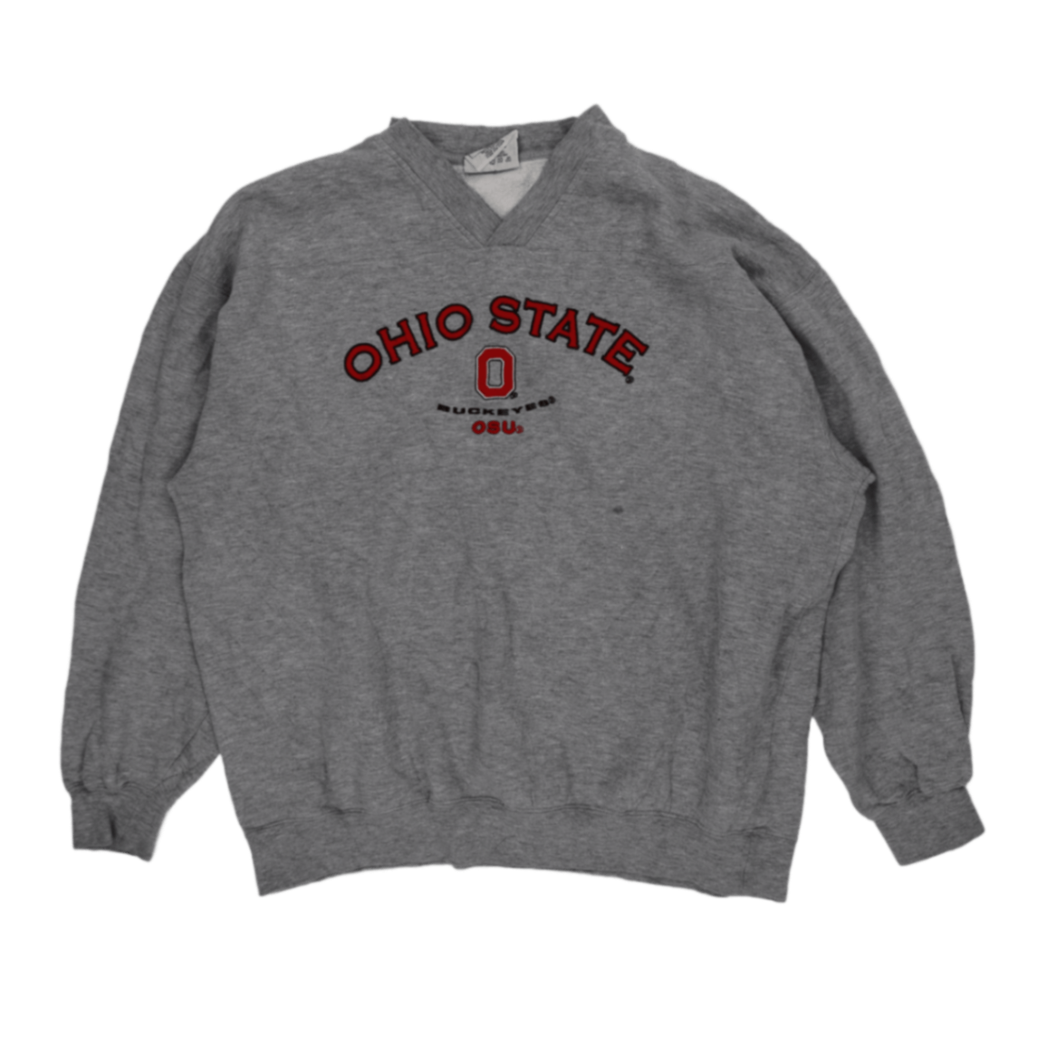 Lee Sport Vintage Ohio State Buckeyes Grey Crewneck Sweatshirt XL Cotton Blend