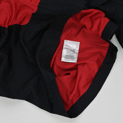 Nike Vintage Black Red Track Jacket XL 100 Percent Polyester High Neck Men