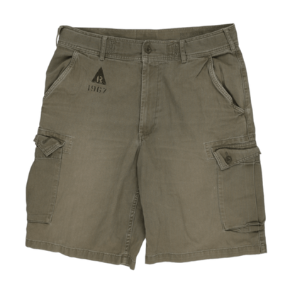 Ralph Lauren Cargo Shorts Olive Green Size 36 100 Percent Cotton Mens