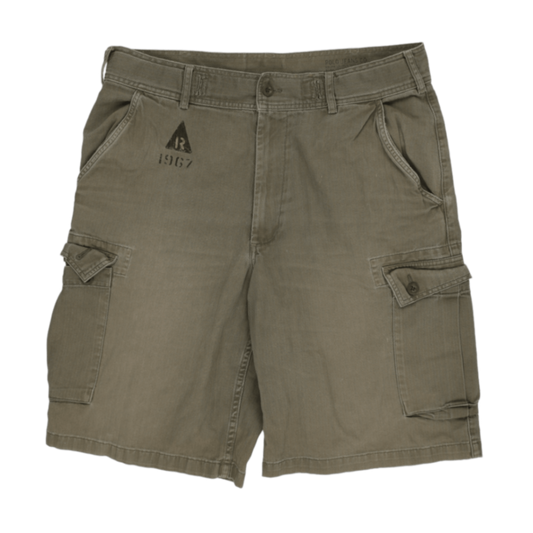 Ralph Lauren Cargo Shorts Olive Green Size 36 100 Percent Cotton Mens