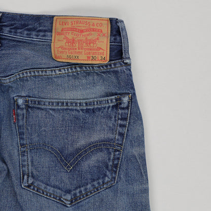 Levi's 501XX Men's Vintage Blue Straight Leg Jeans W30 L34 100% Cotton