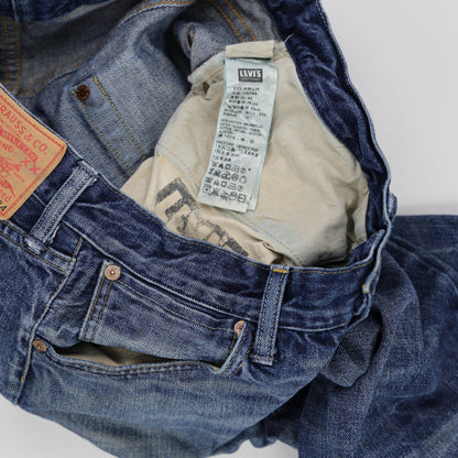 Levi's 501XX Men's Vintage Blue Straight Leg Jeans W30 L34 100% Cotton