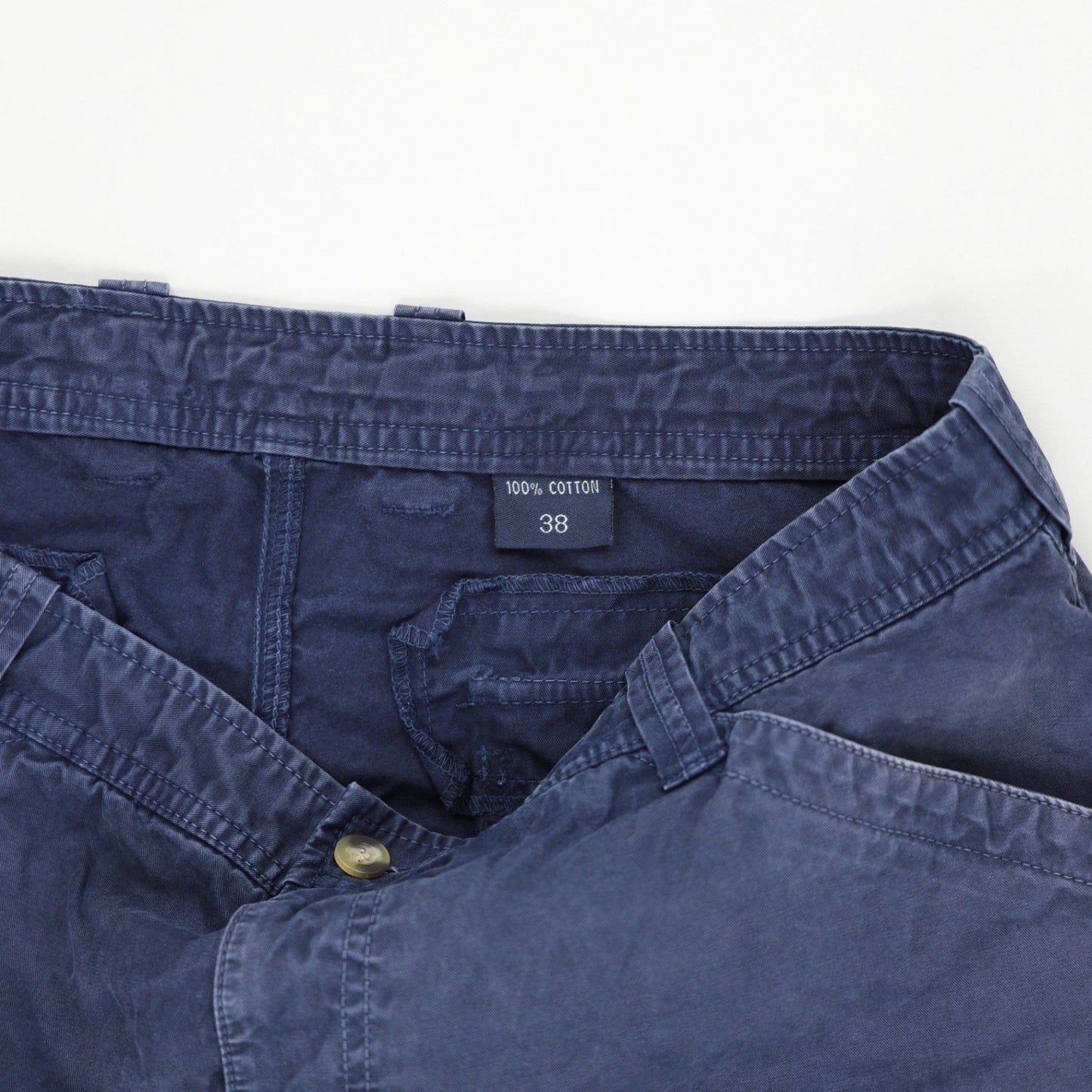 Concept One Navy Blue Cargo Shorts Size 38 Large 100 Cotton Mens