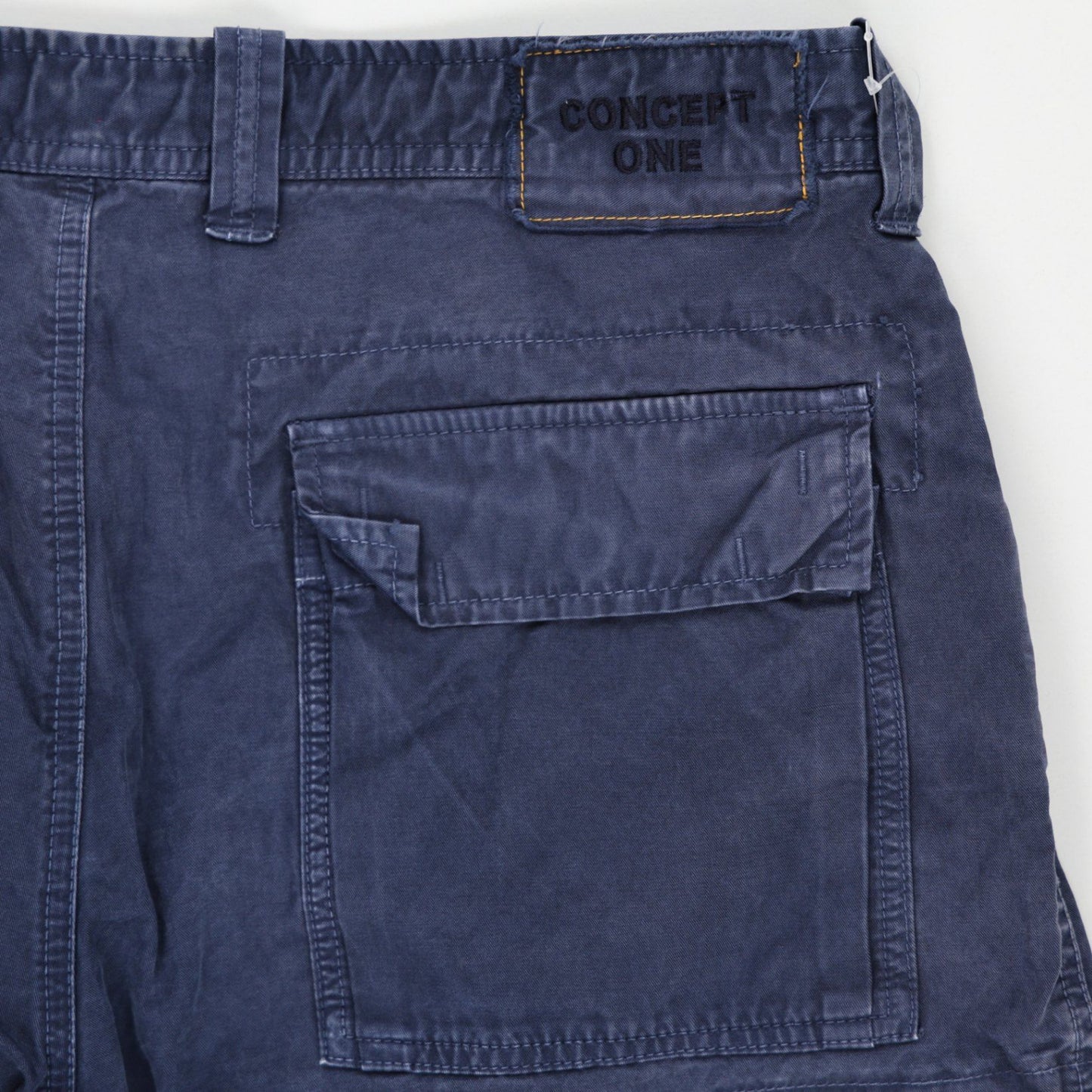 Concept One Navy Blue Cargo Shorts Size 38 Large 100 Cotton Mens