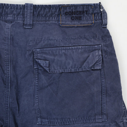 Concept One Navy Blue Cargo Shorts Size 38 Large 100 Cotton Mens