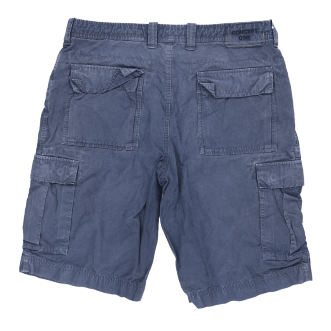 Concept One Navy Blue Cargo Shorts Size 38 Large 100 Cotton Mens