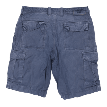 Concept One Navy Blue Cargo Shorts Size 38 Large 100 Cotton Mens