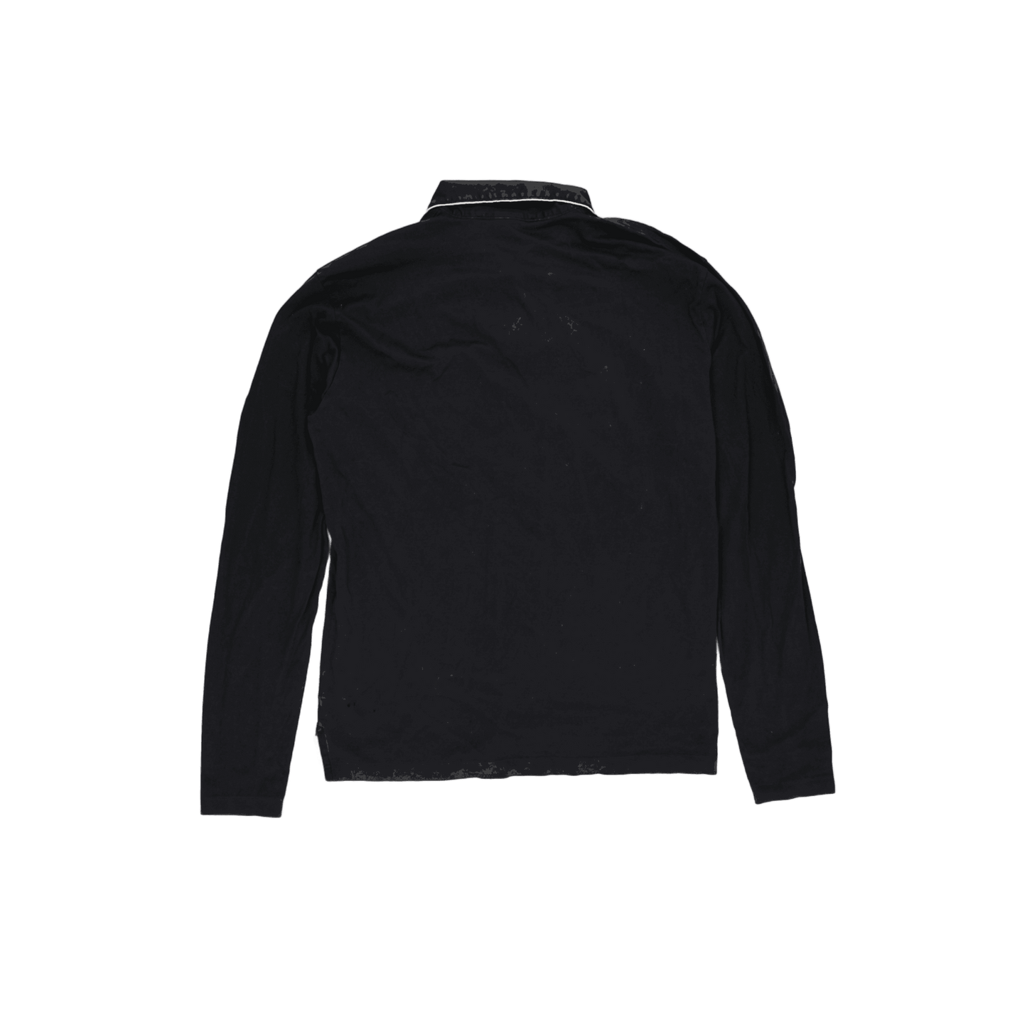 Ralph Lauren Golf Black Long Sleeve Polo Shirt Large Cotton Smart Casual