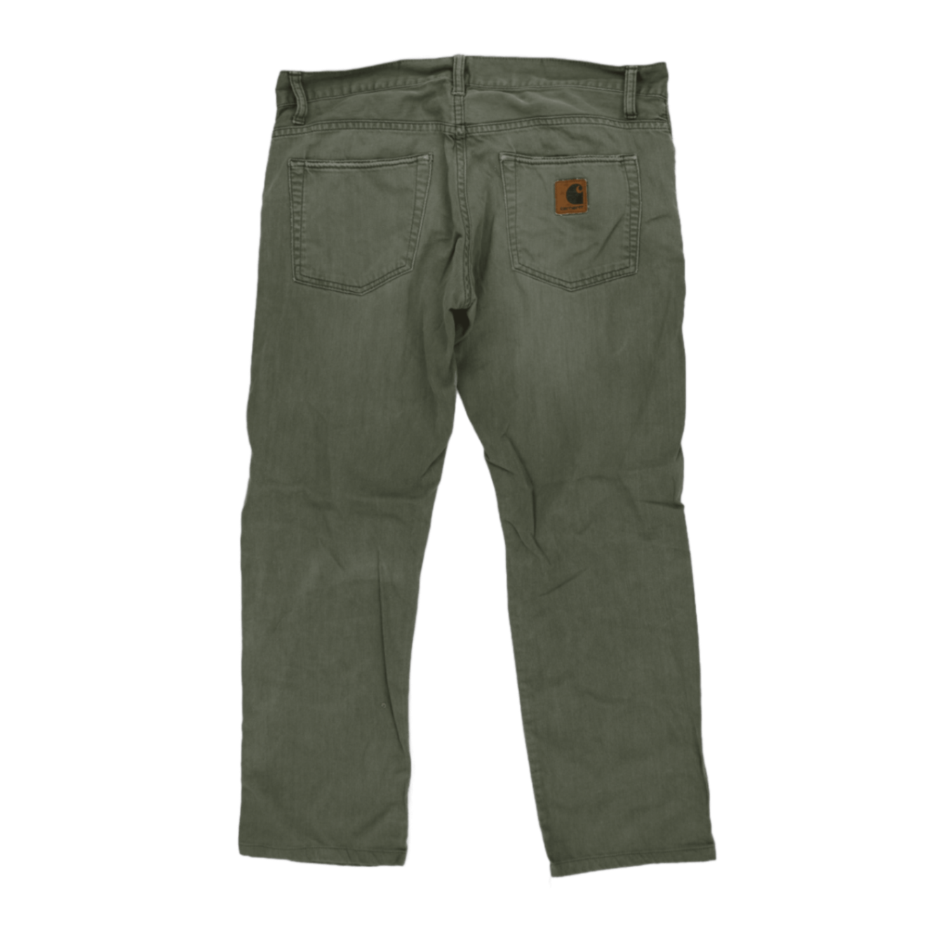 Carhartt Relaxed Fit Green Cotton Jeans 34W x 32L Men's Trousers