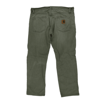 Carhartt Relaxed Fit Green Cotton Jeans 34W x 32L Men's Trousers