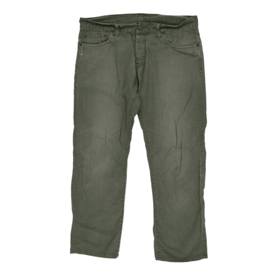 Carhartt Relaxed Fit Green Cotton Jeans 34W x 32L Men's Trousers