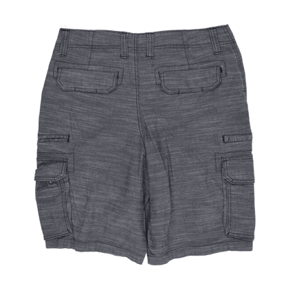 George Men's Cargo Shorts Grey Size 34 85 Cotton 15 Polyester