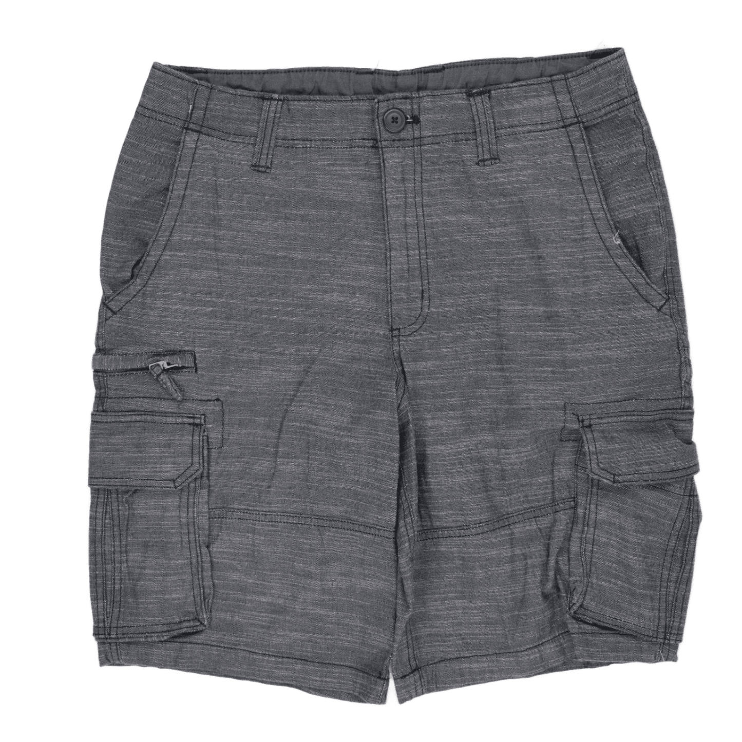 George Men's Cargo Shorts Grey Size 34 85 Cotton 15 Polyester