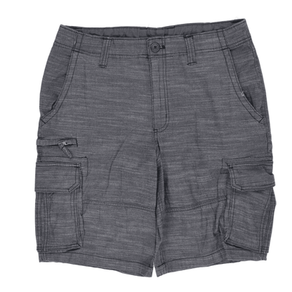 George Men's Cargo Shorts Grey Size 34 85 Cotton 15 Polyester