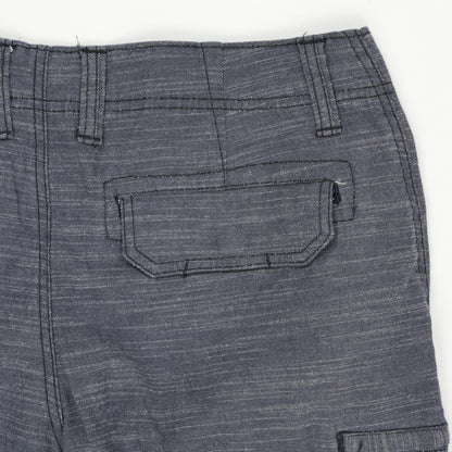 George Men's Cargo Shorts Grey Size 34 85 Cotton 15 Polyester