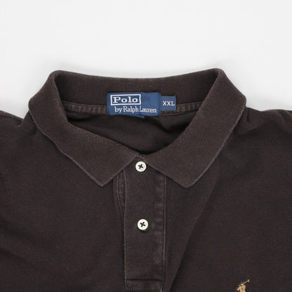 Ralph Lauren Long Sleeve Polo Shirt Black XXL Cotton