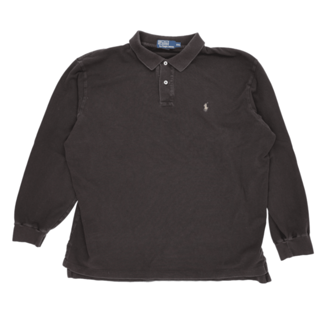 Ralph Lauren Long Sleeve Polo Shirt Black XXL Cotton