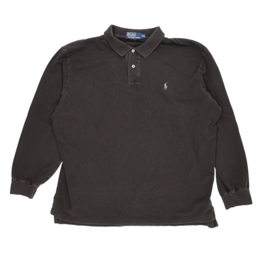 Ralph Lauren Long Sleeve Polo Shirt Black XXL Cotton