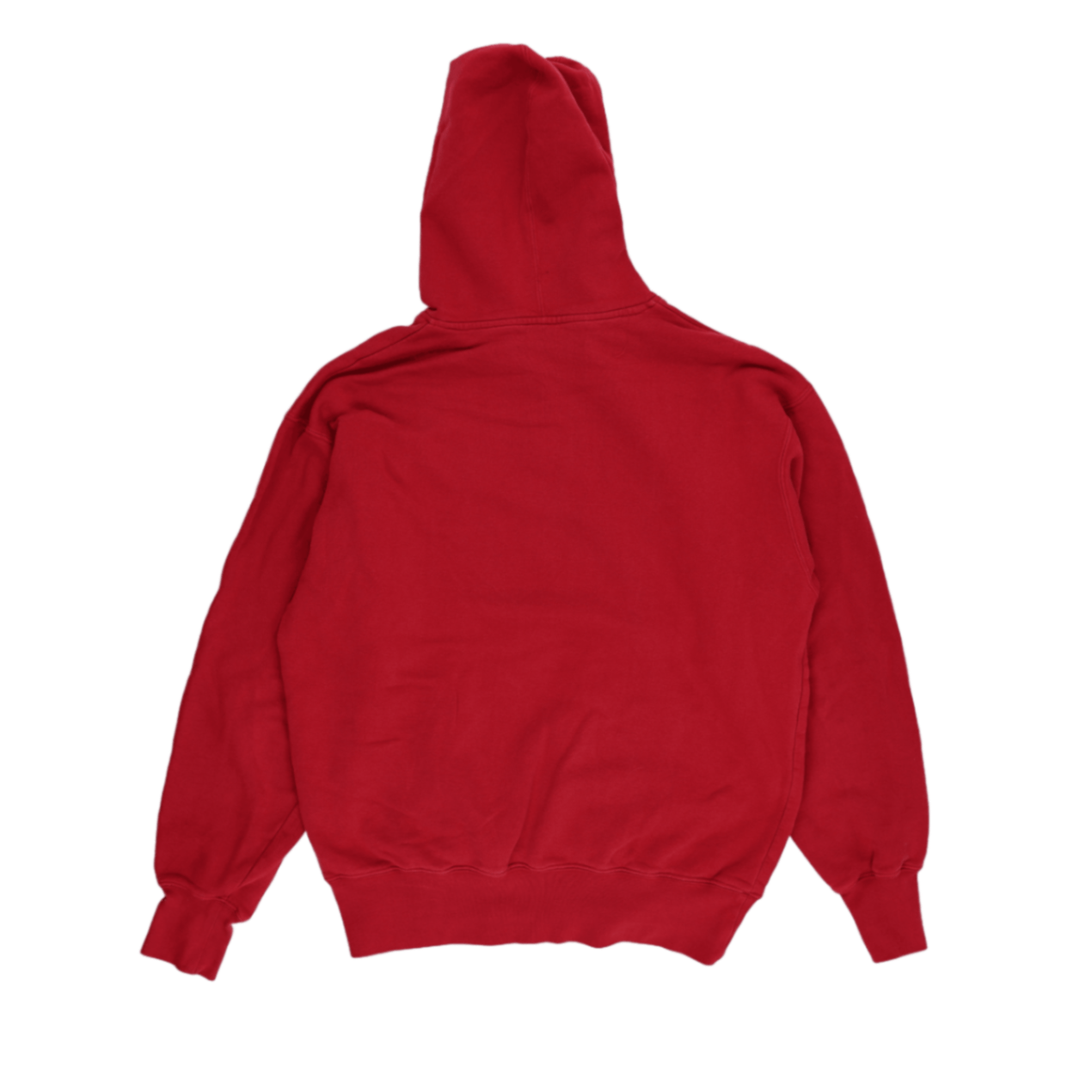 Majestic Boston Red Sox 2005 MLB Playoffs Vintage Sports Hoodie Red Large Cotton Blend