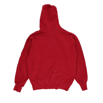 Majestic Boston Red Sox 2005 MLB Playoffs Vintage Sports Hoodie Red Large Cotton Blend