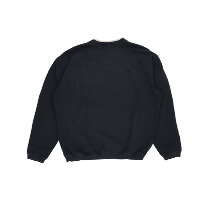 Antigua Baltimore Ravens Super Bowl XXXV Champions Vintage Pullover Sweatshirt Navy Large 60 Cotton 40 Polyester