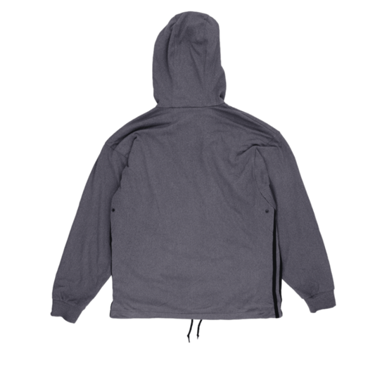 adidas Vintage Grey Full Zip Hoodie Size D4 F168 Large Polyester Blend