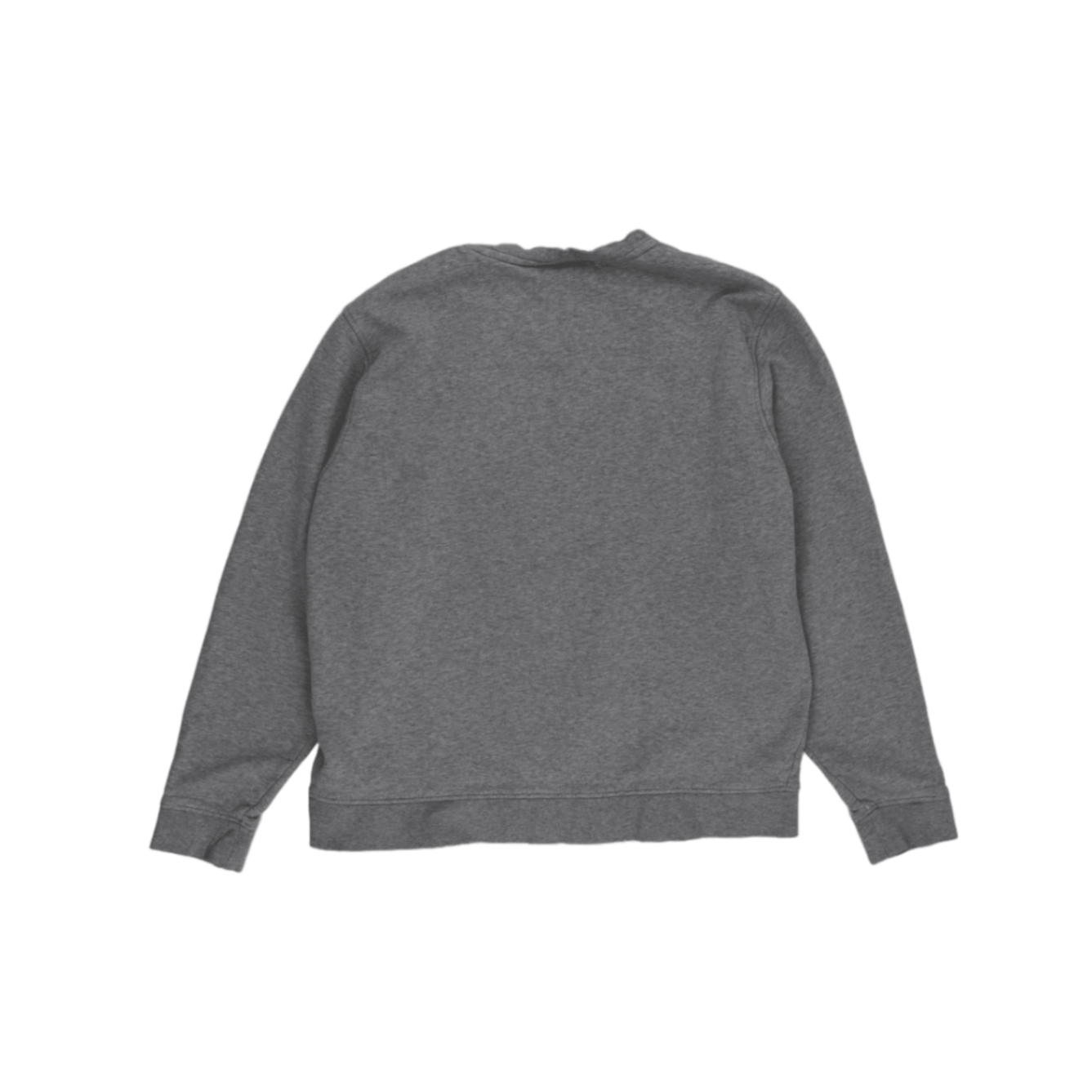 Lacoste Grey Crew Neck Sweatshirt for Men Size XL Cotton Blend