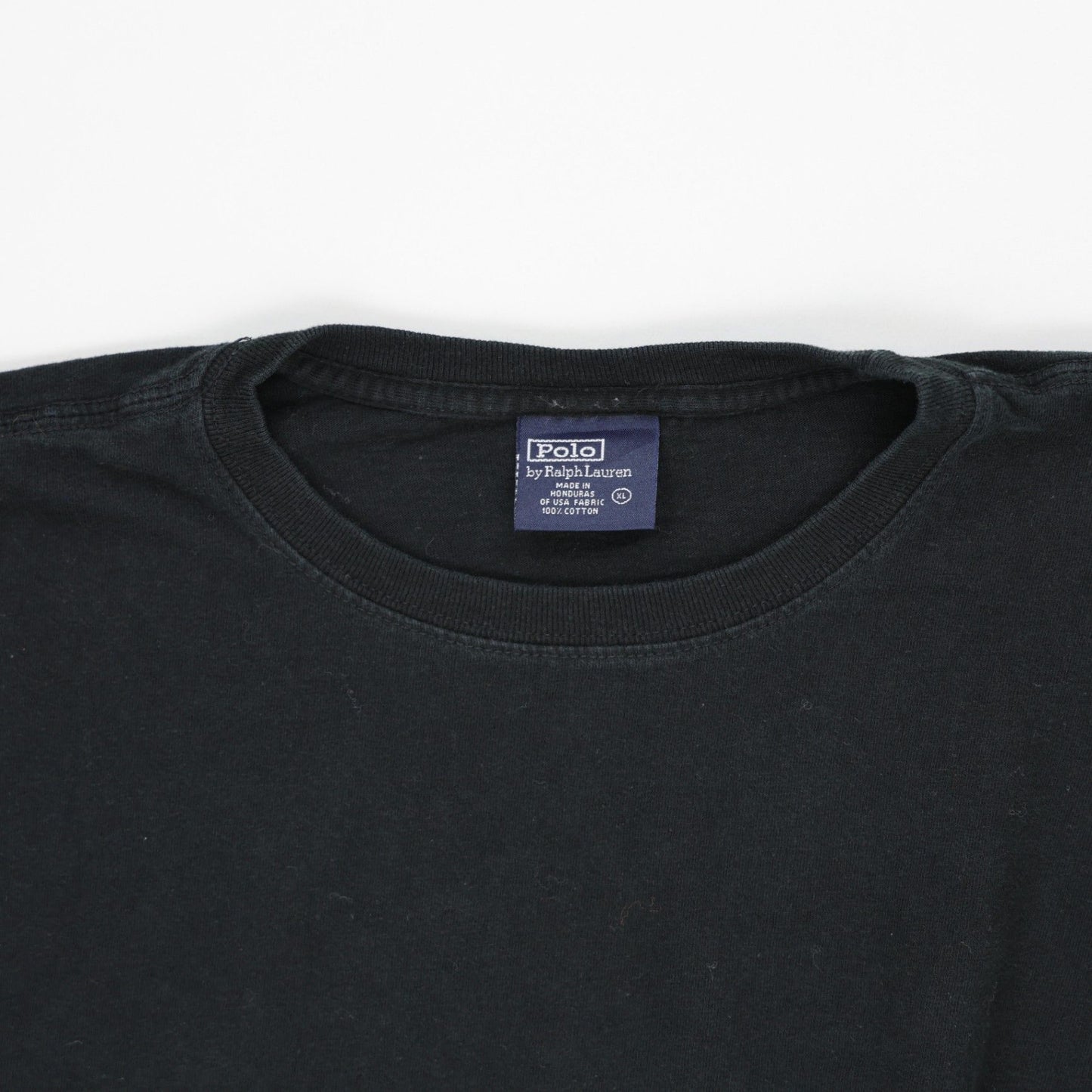 Ralph Lauren Black Long Sleeve T-Shirt XL 100 Percent Cotton Crew Neck