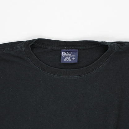 Ralph Lauren Black Long Sleeve T-Shirt XL 100 Percent Cotton Crew Neck