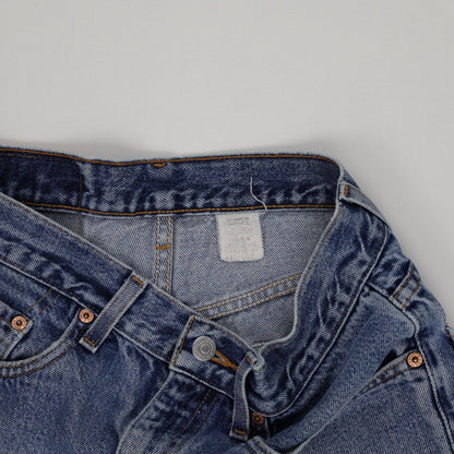 Levi's 501 Vintage Frayed Hem Denim Shorts Blue Size 32 Cotton