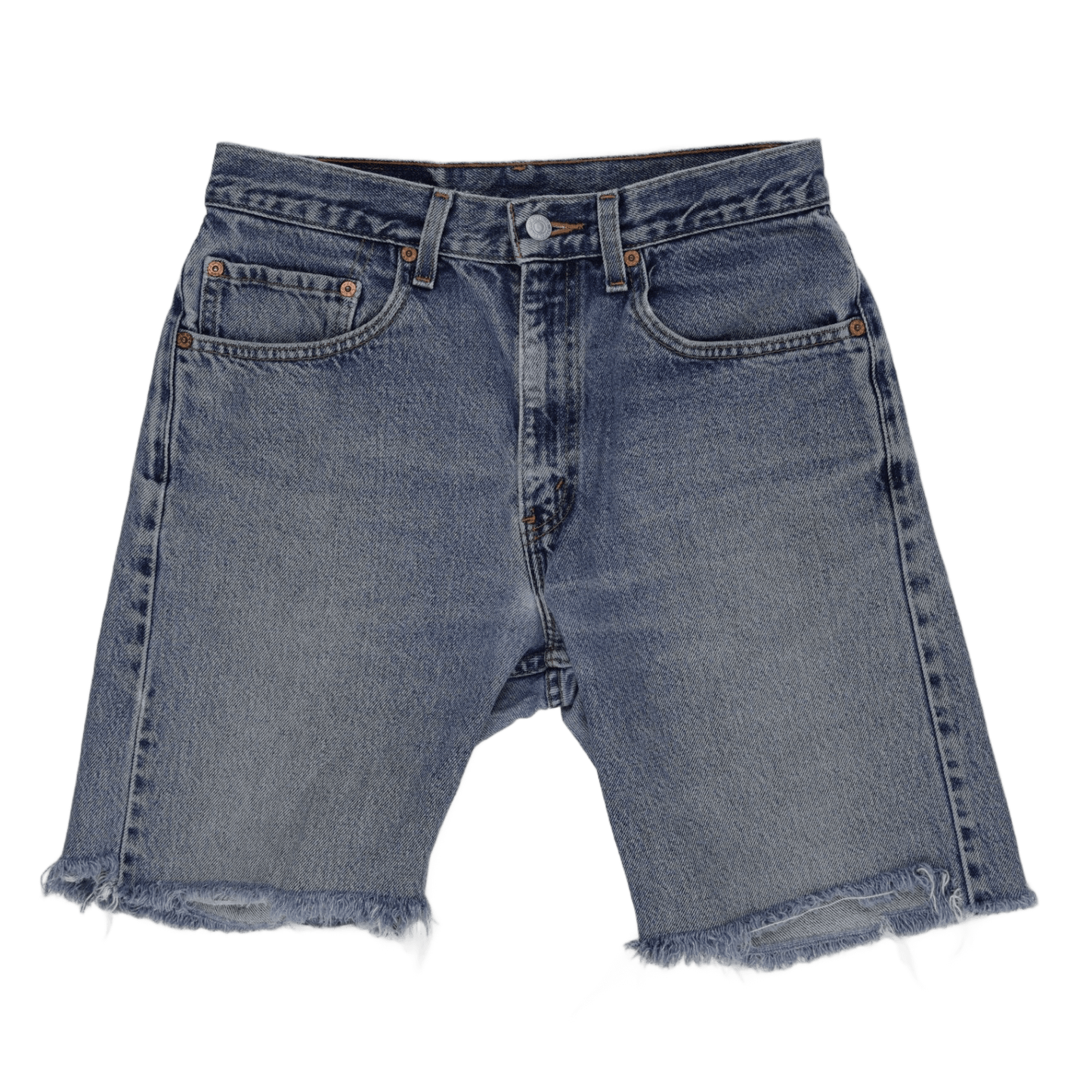 Levi's 501 Vintage Frayed Hem Denim Shorts Blue Size 32 Cotton